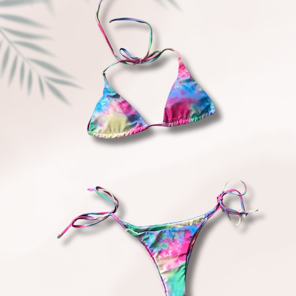 Vibrant Tie-Dye Bikini Set